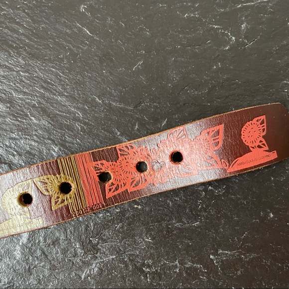 Ambiguous leather belt, size M - Picture 2 of 9